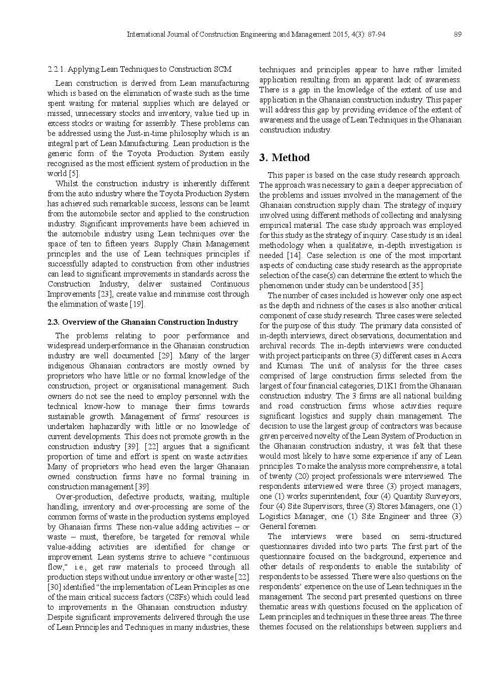 Lean Techniques Approaches To Managing Ghanaian Contractor Supply Chains - Page 4