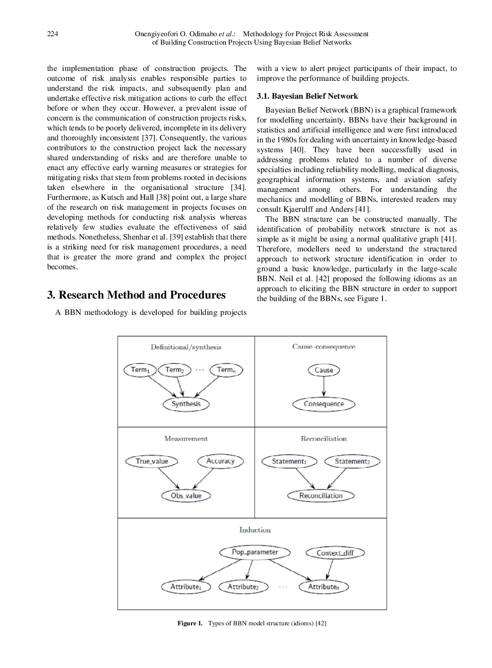 Methodology for Project Risk Assessment of Building Construction Projects Using Bayesian Belief Networks - Page 5