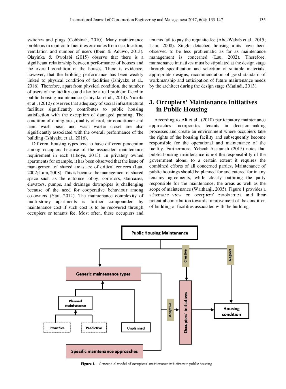 Occupiers’ Maintenance Initiatives in Government Owned Housing Units in Dar es Salaam Tanzania - Page 4