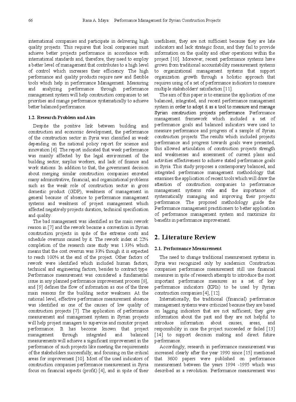 Performance Management For Syrian Construction Projects - Page 3