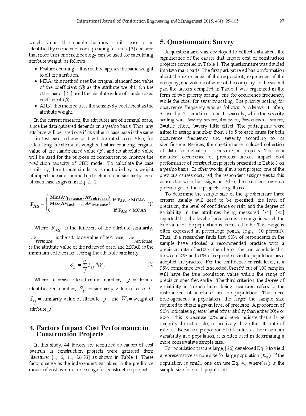 Predicting Cost Overrun In Construction Projects - Page 4