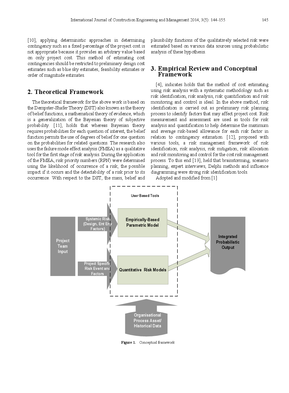 Project Cost Risk And Uncertainties Towards A Conceptual Cost Contingency Estimation Model - Page 3