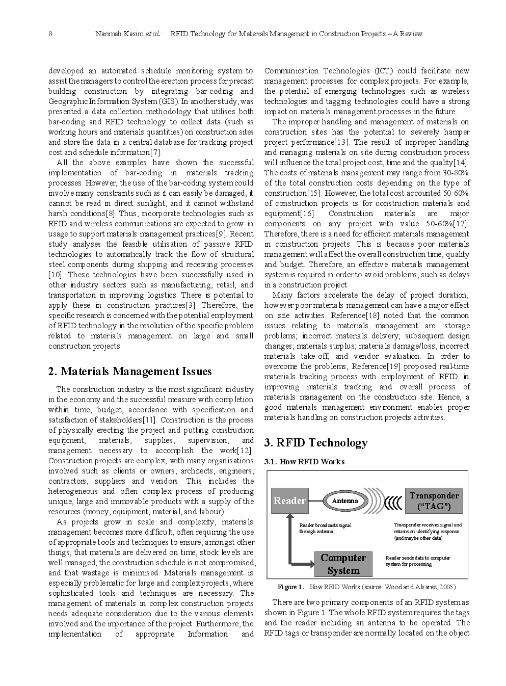 RFID Technology For Materials Management In Construction Projects - A Review - Page 3