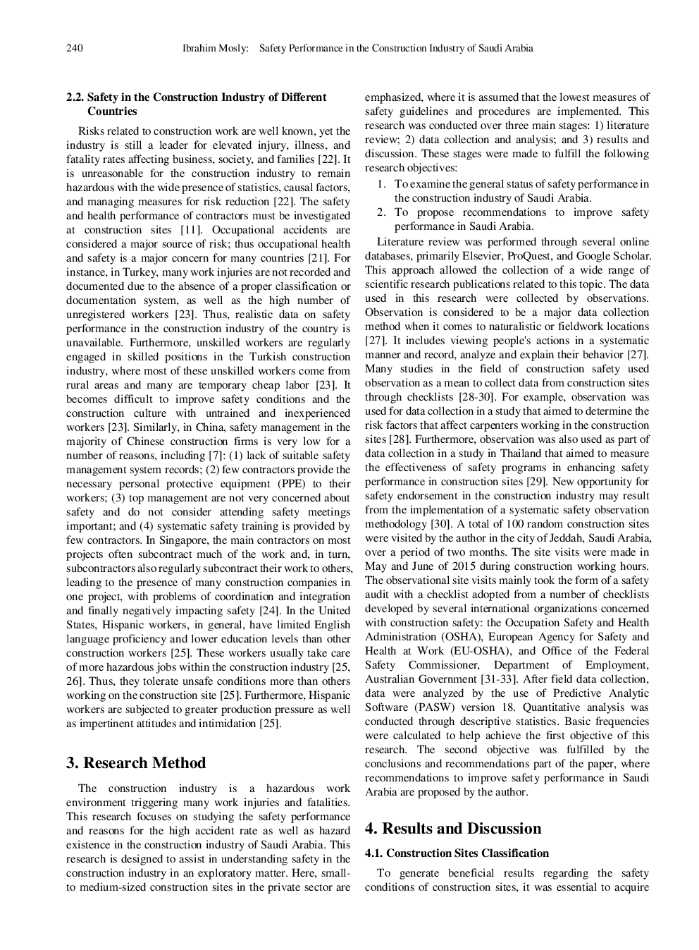 Safety Performance In The Construction Industry Of Saudi Arabia - Page 4
