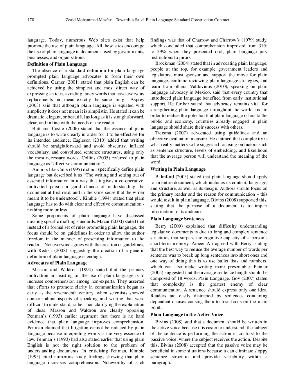 Towards A Saudi Plain Language Standard Construction Contract - Page 4