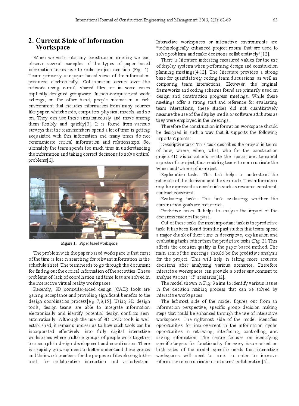 Using Interactive Workspaces For Construction Data Utilization And Coordination - Page 3