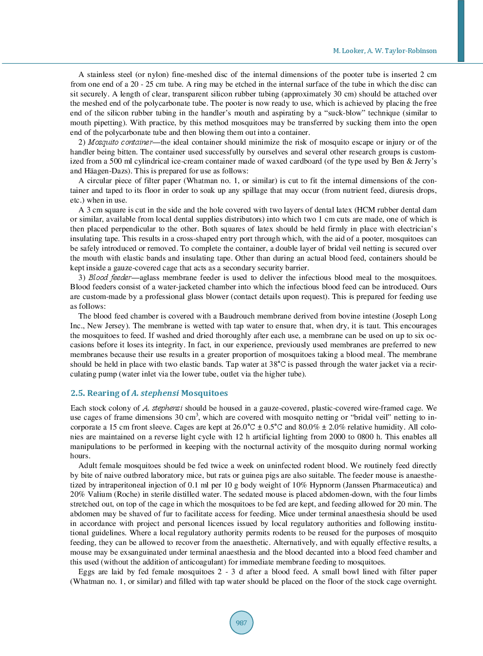 A Protocol For A Highly Consistent, High Level Production In Vivo Of Plasmodium Falciparum Oocysts And Sporozoites - Page 4