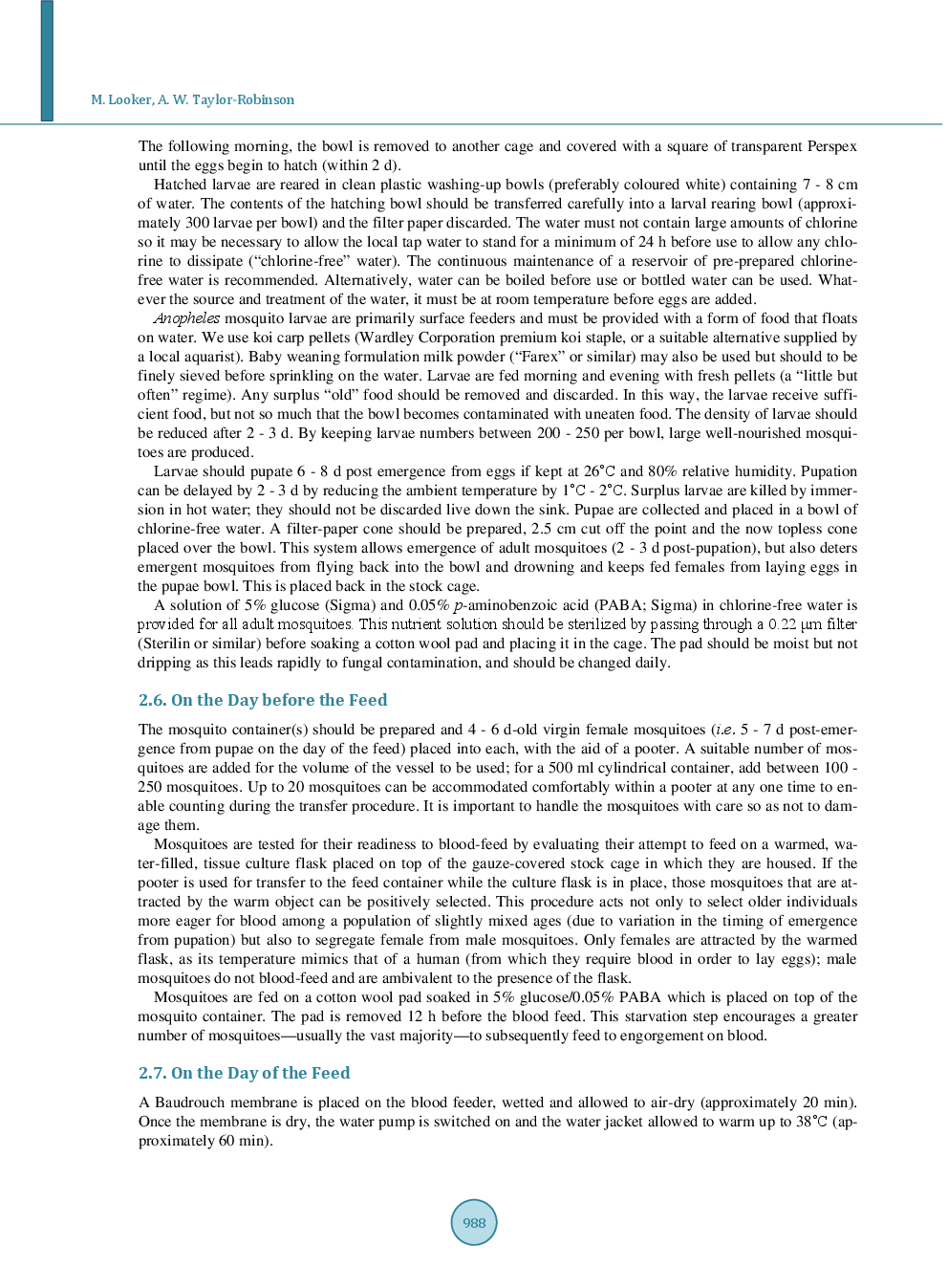 A Protocol For A Highly Consistent, High Level Production In Vivo Of Plasmodium Falciparum Oocysts And Sporozoites - Page 5