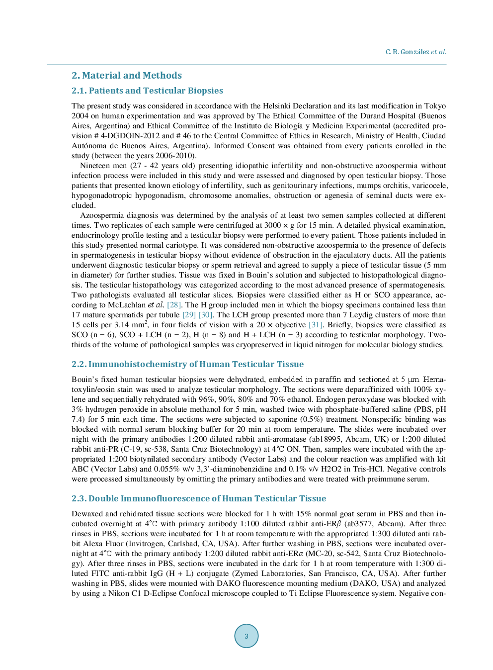 Altered Expression Of Aromatase, Estrogen Receptors And Progesterone Receptors In Human Leydig Cell Hyperplasia - Page 4