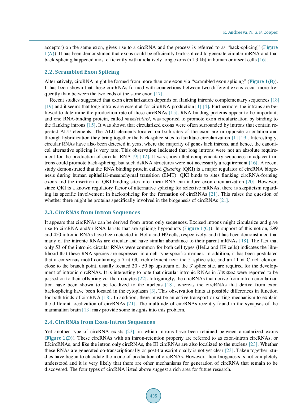 Circular RNAs: New Players in Gene Regulation - Page 4