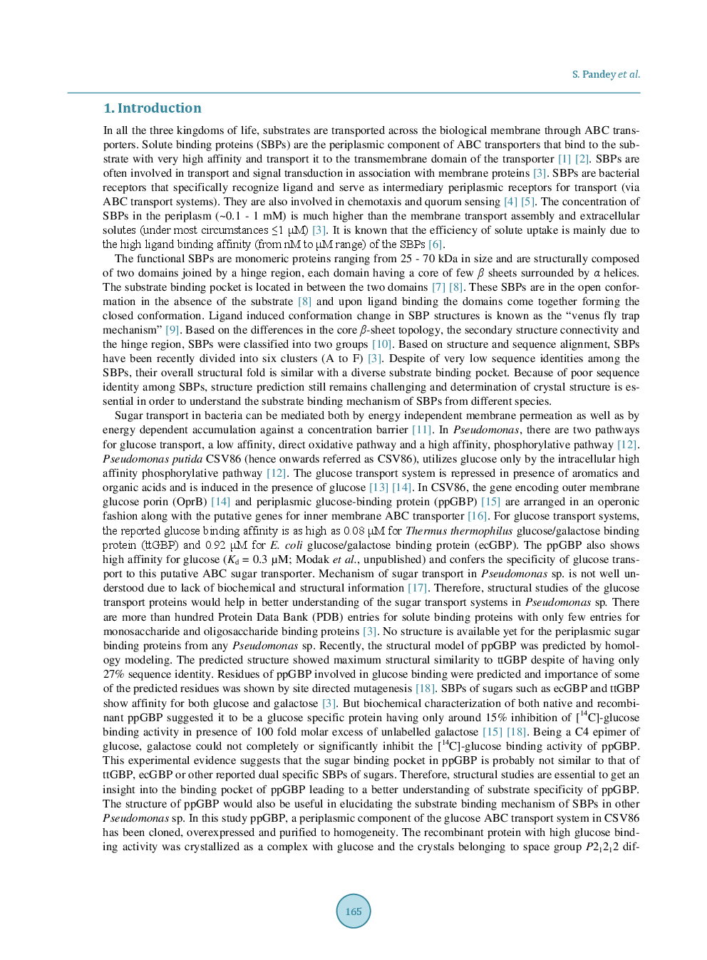 Cloning, Purification, Crystallization And Preliminary X-Ray Diffraction Studies Of Periplasmic Glucose Binding Protein Of Pseudomonas Putida CSV86 - Page 3