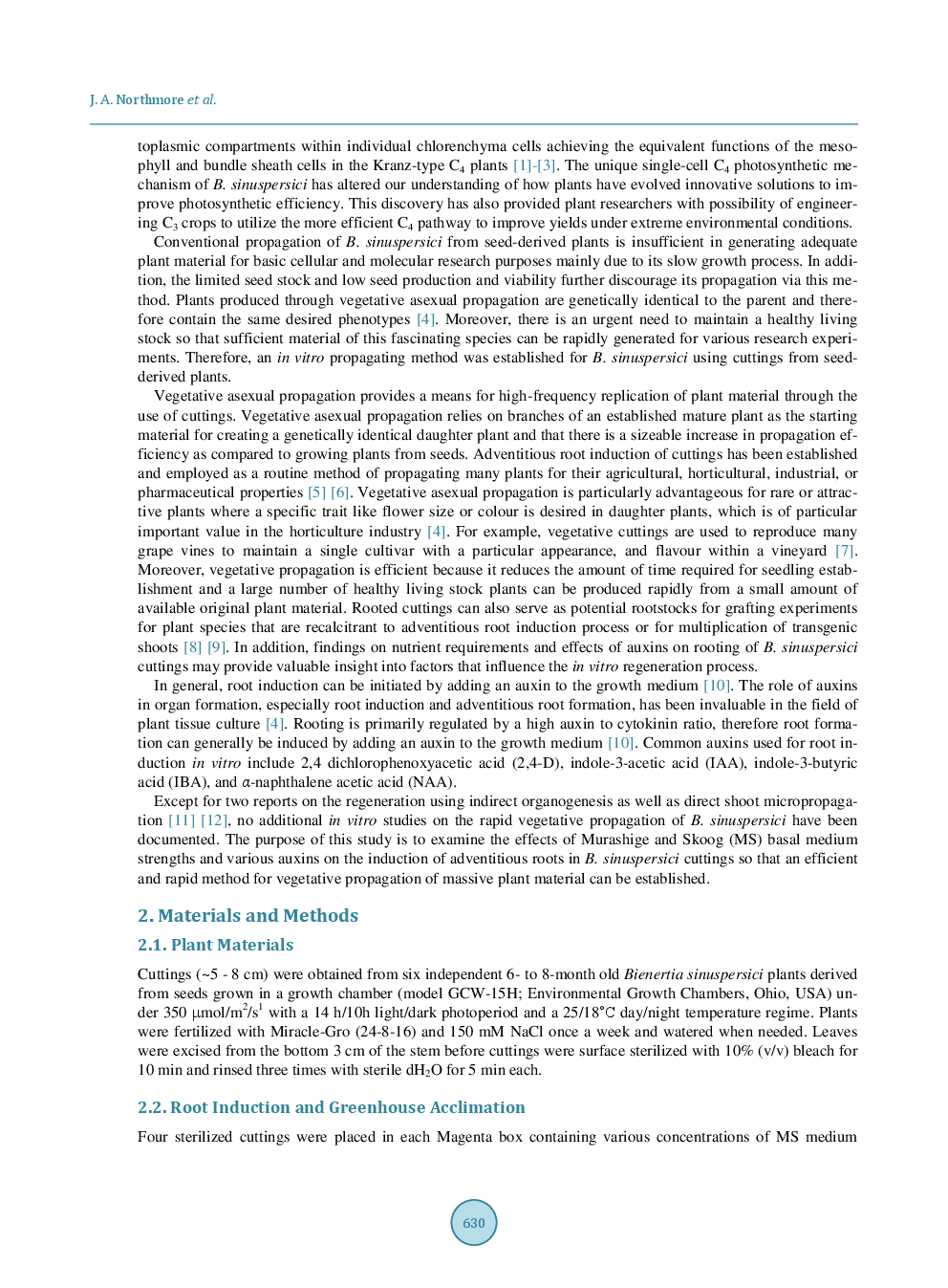Effects Of Media Composition And Auxins On Adventitious Rooting Of Bienertia Sinuspersici Cuttings - Page 3