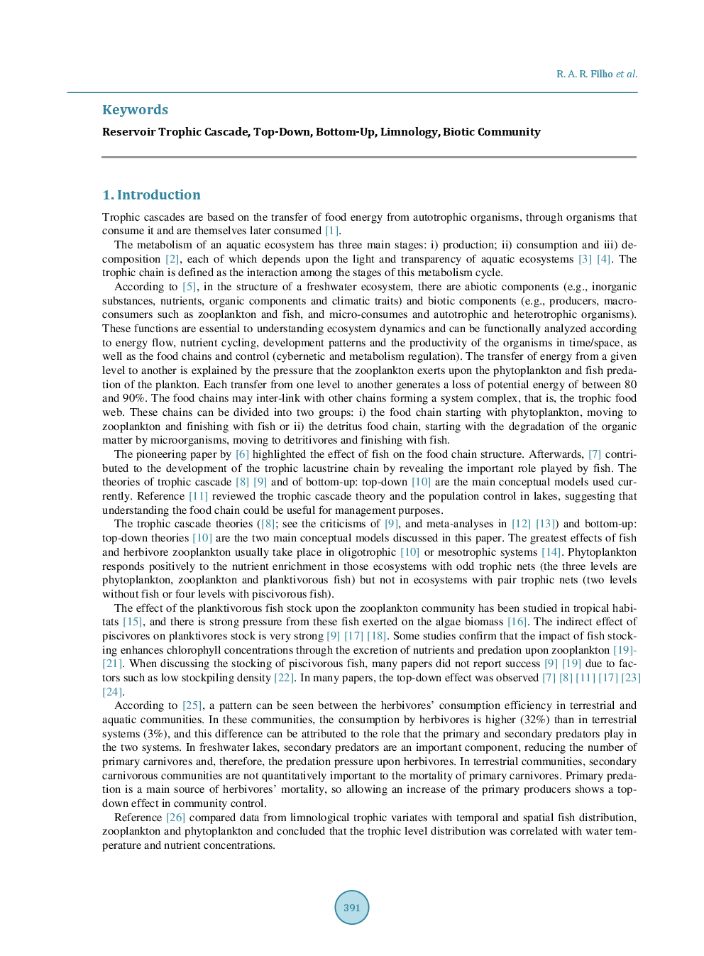 Historical Evolution Of The Trophic And Limnological Relationships In The Itaipu Reservoir: Top-Down And Bottom-Up Effects Upon Fish Production - Page 3