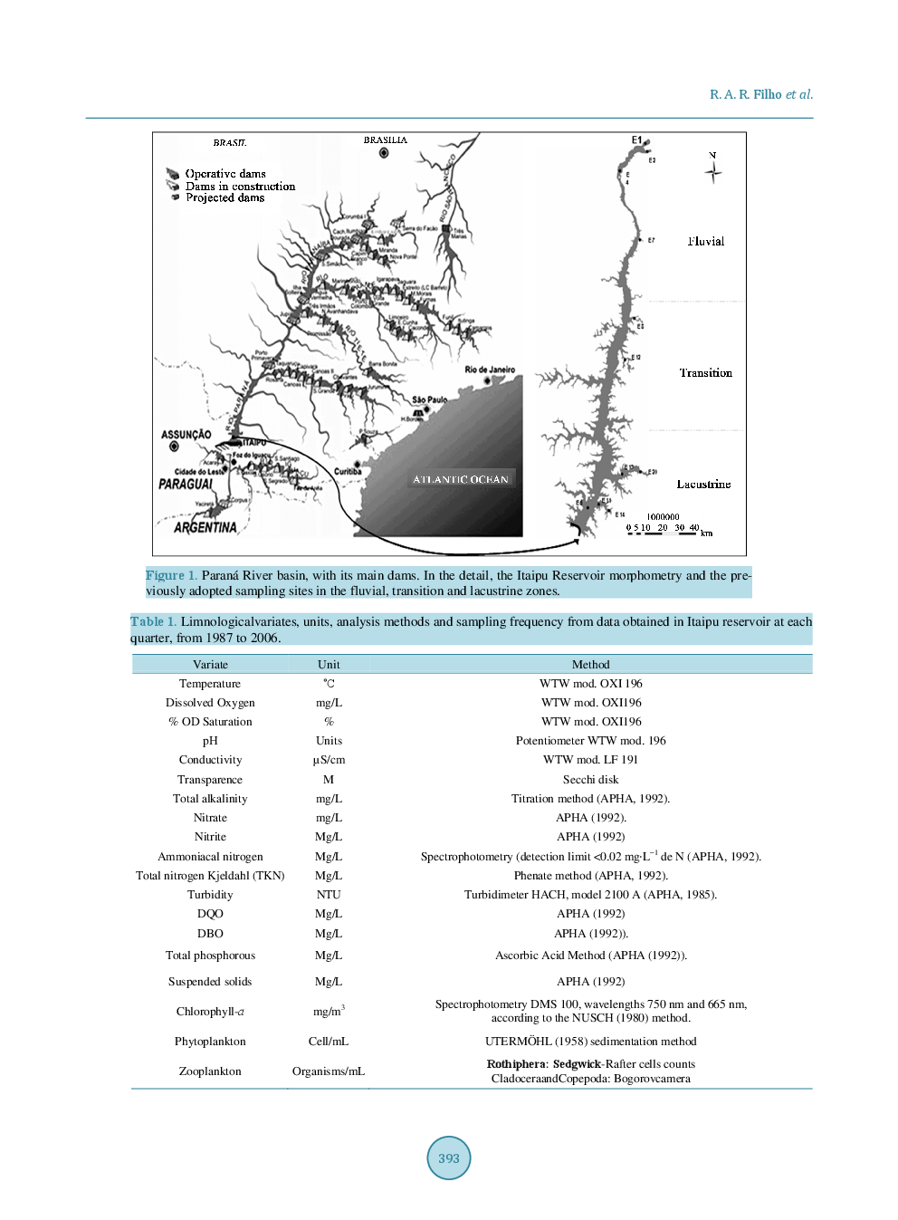 Historical Evolution Of The Trophic And Limnological Relationships In The Itaipu Reservoir: Top-Down And Bottom-Up Effects Upon Fish Production - Page 5