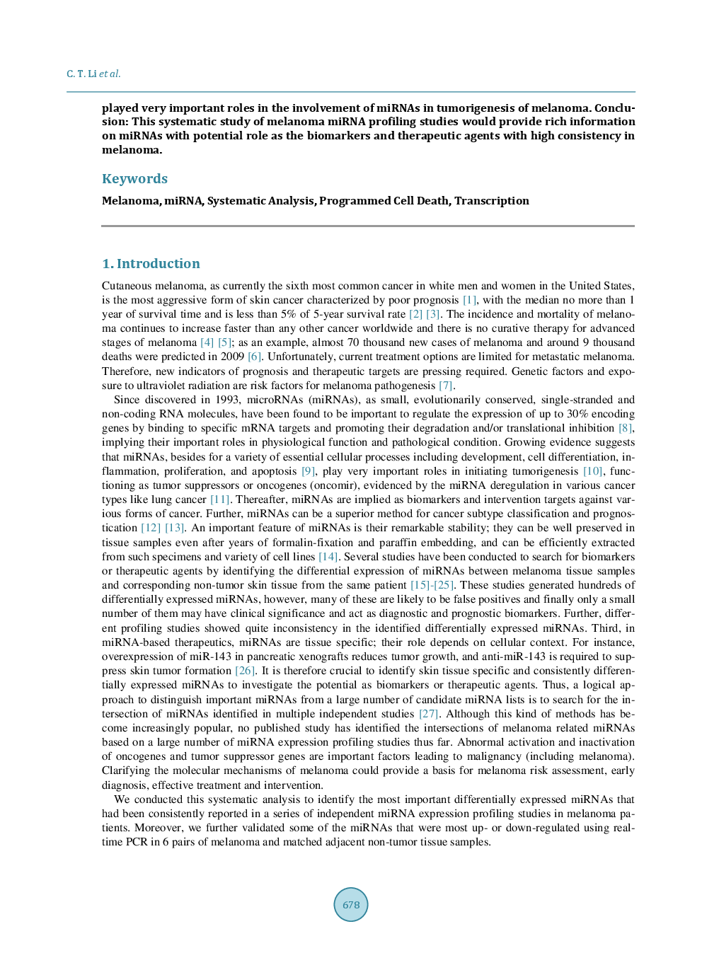 MicroRNA-21, 204 And 125b Play Potential Roles In Tumorigenesis Of Melanoma - Page 3