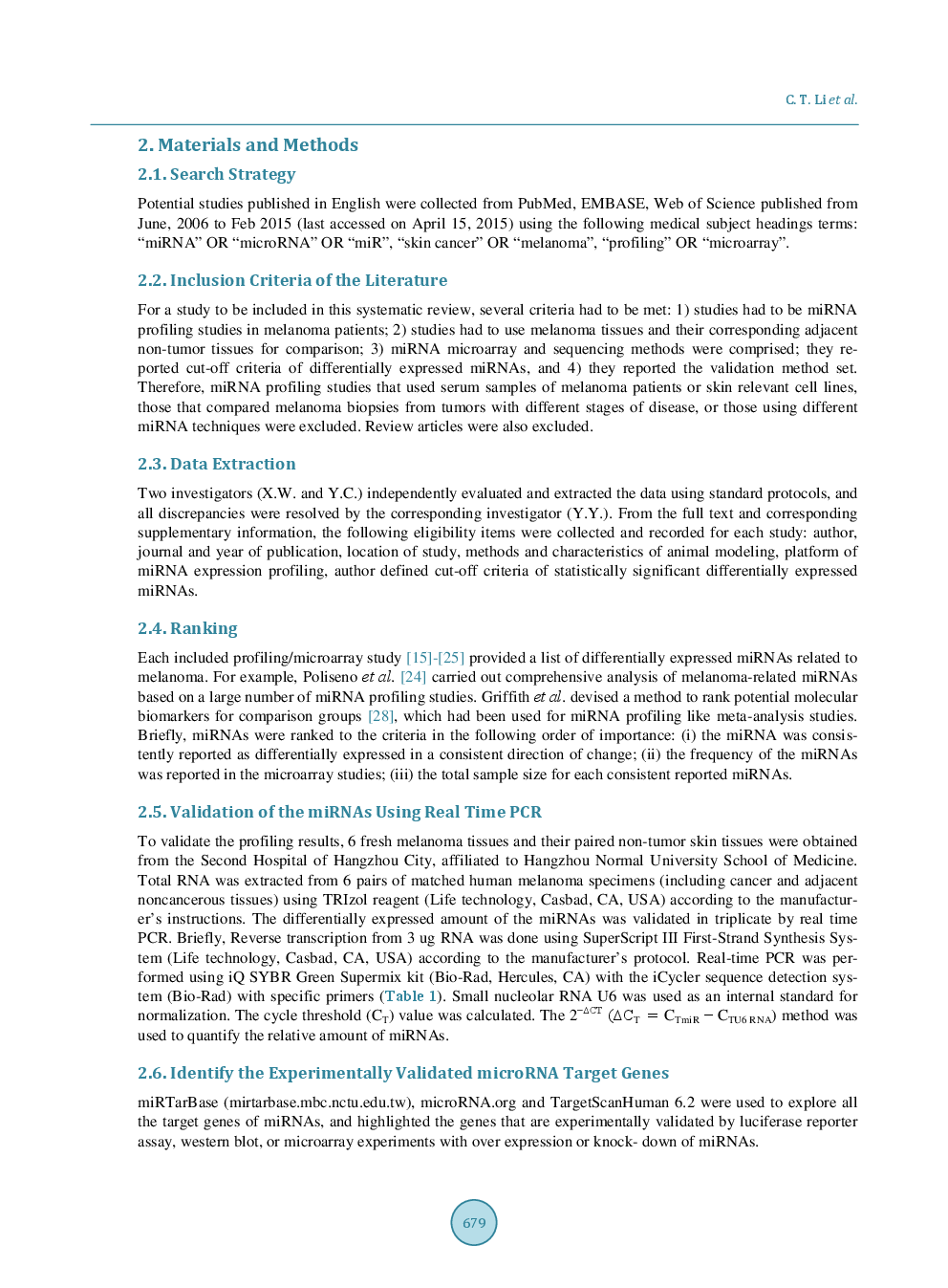 MicroRNA-21, 204 And 125b Play Potential Roles In Tumorigenesis Of Melanoma - Page 4