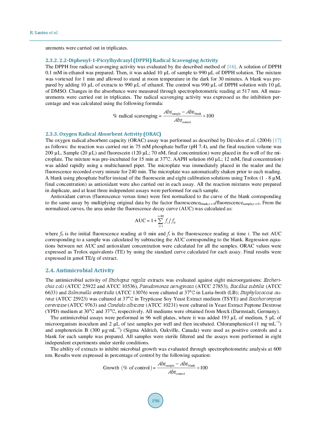 The Biotechnological And Seafood Potential Of Stichopus Regalis - Page 4