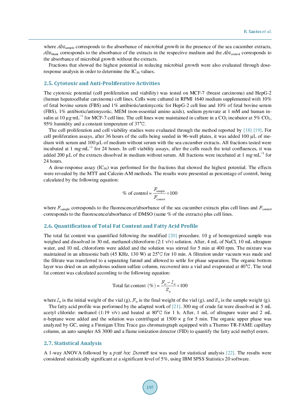 The Biotechnological And Seafood Potential Of Stichopus Regalis - Page 5