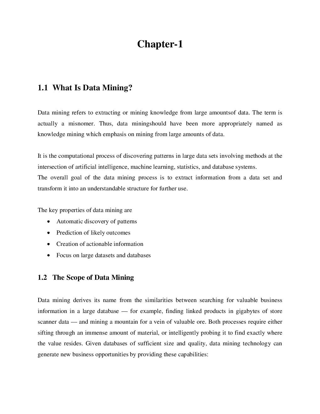 VTU eNotes On Data Mining & Data Warehousing For Electrical Engineering - Page 2