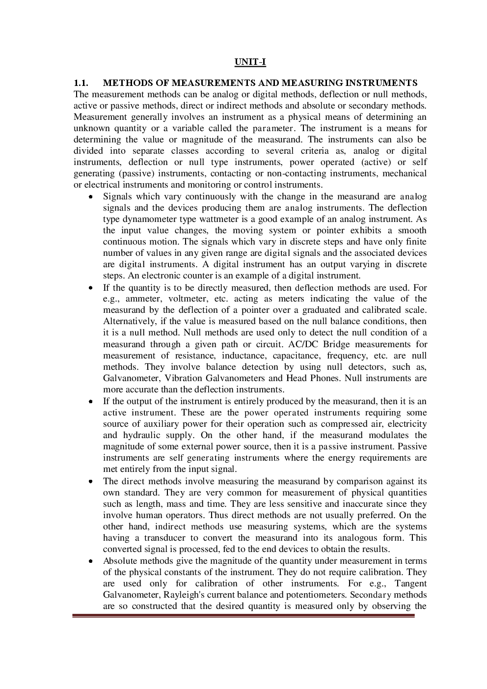 VTU eNotes On Electrical Measurements For Electrical Engineering - Page 4