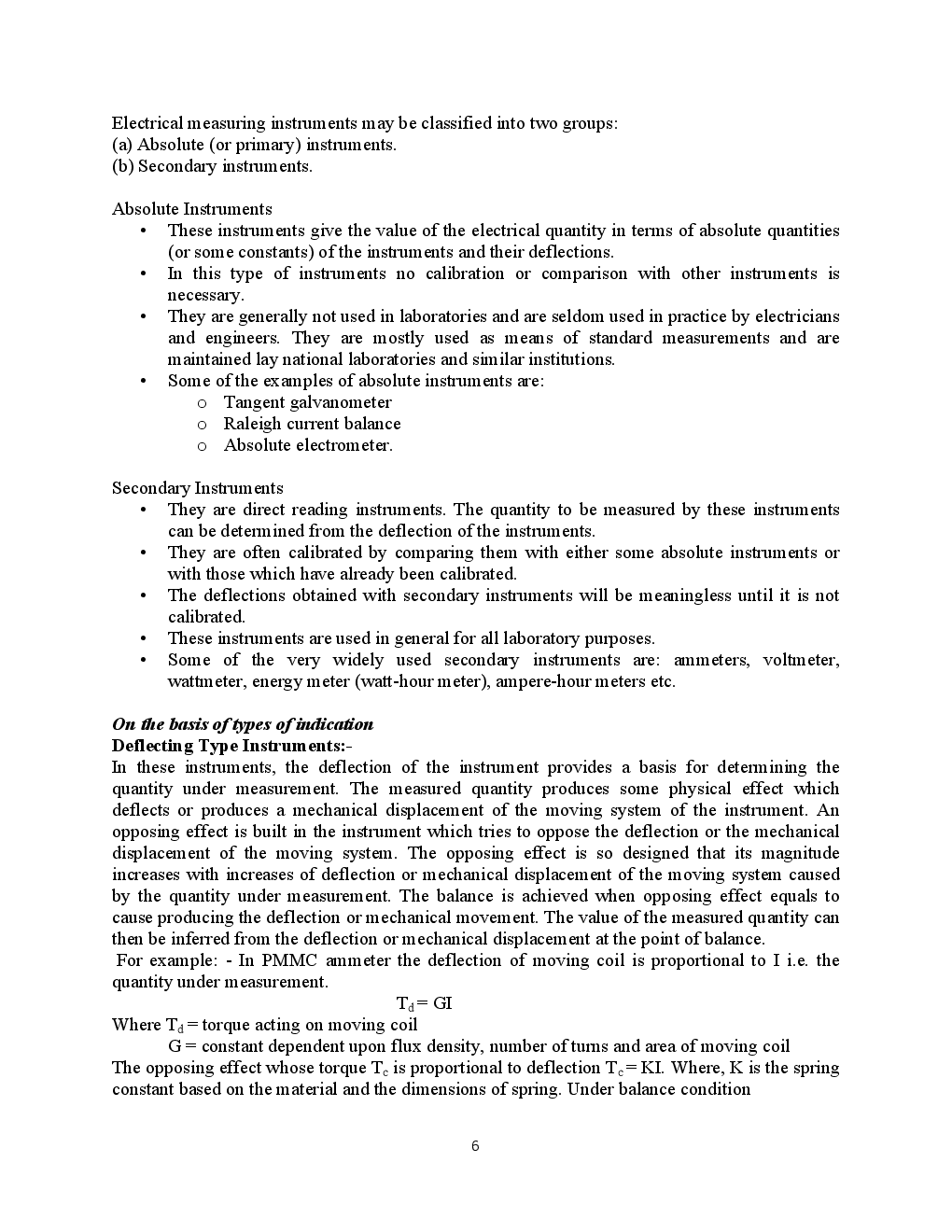 VTU eNotes On Electrical Measurements And Measuring Instruments For Electrical Engineering - Page 5