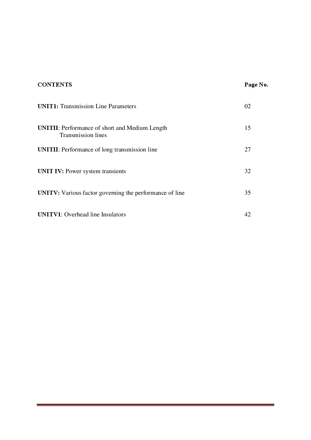 VTU eNotes On Power System-II For Electrical Engineering - Page 2