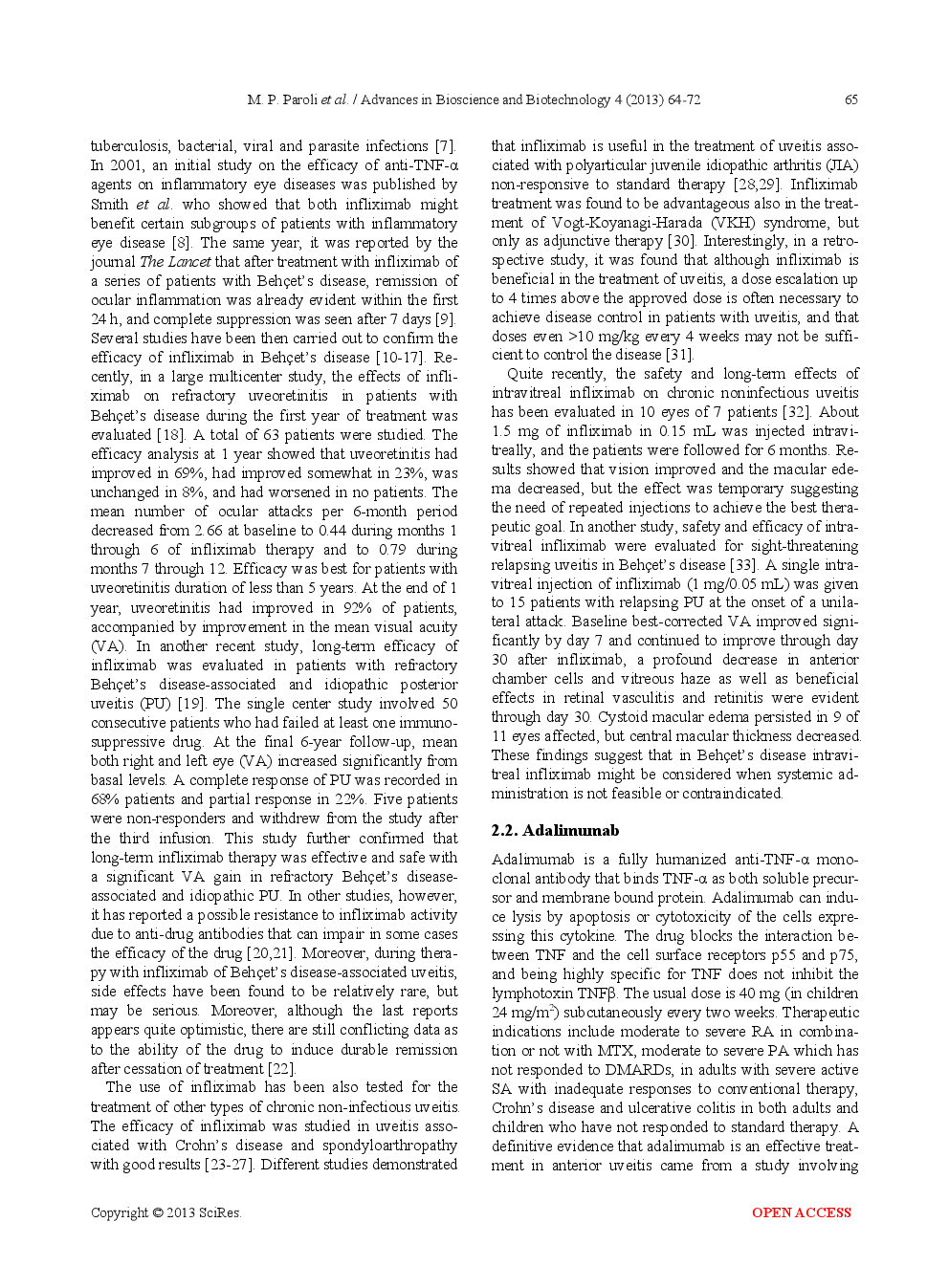 Biological Agents In The Treatment Of Uveitis - Page 3