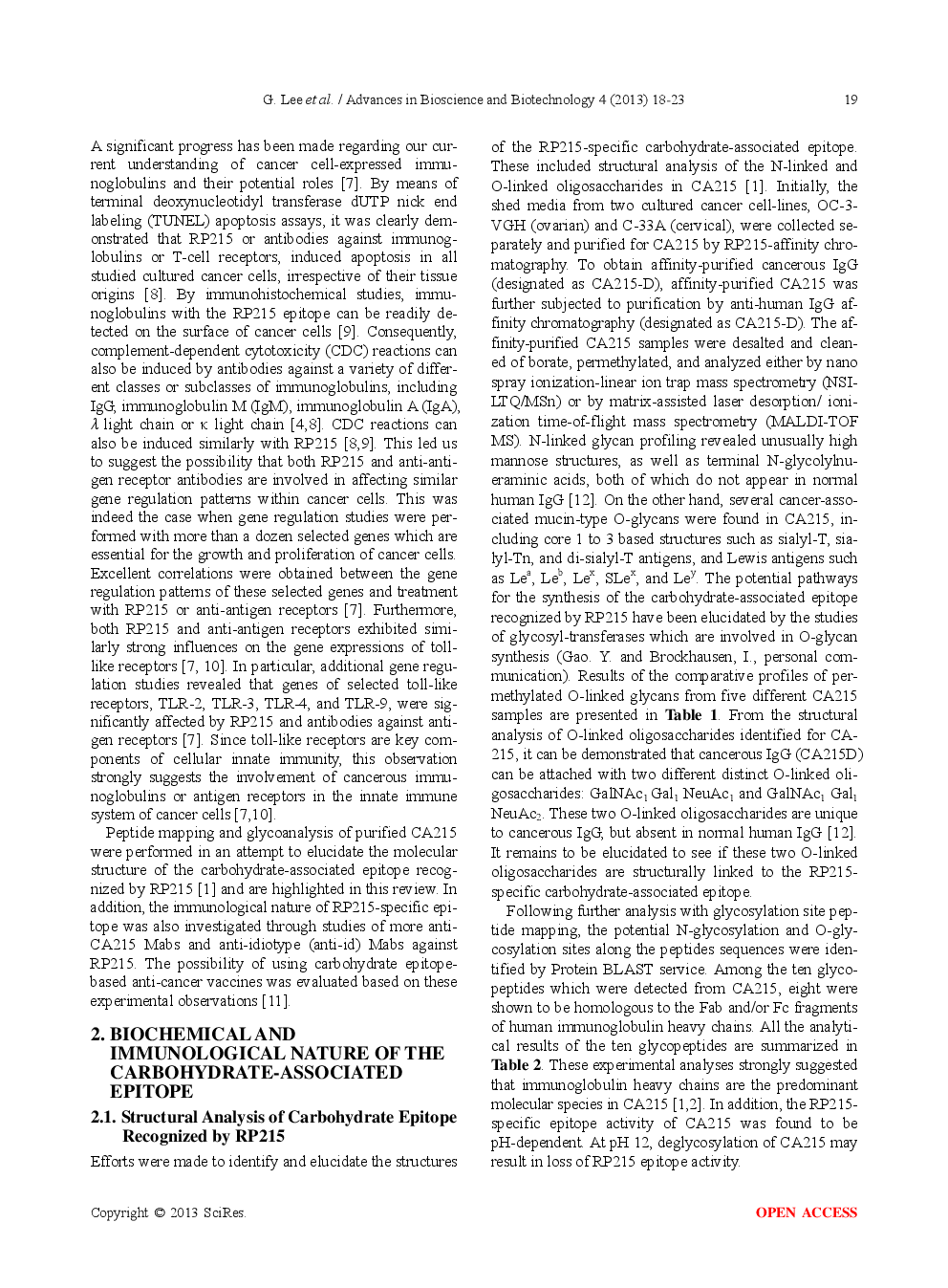 Carbohydrate-Associated Epitope-Based Anti-Cancer Drugs And Vaccines - Page 3