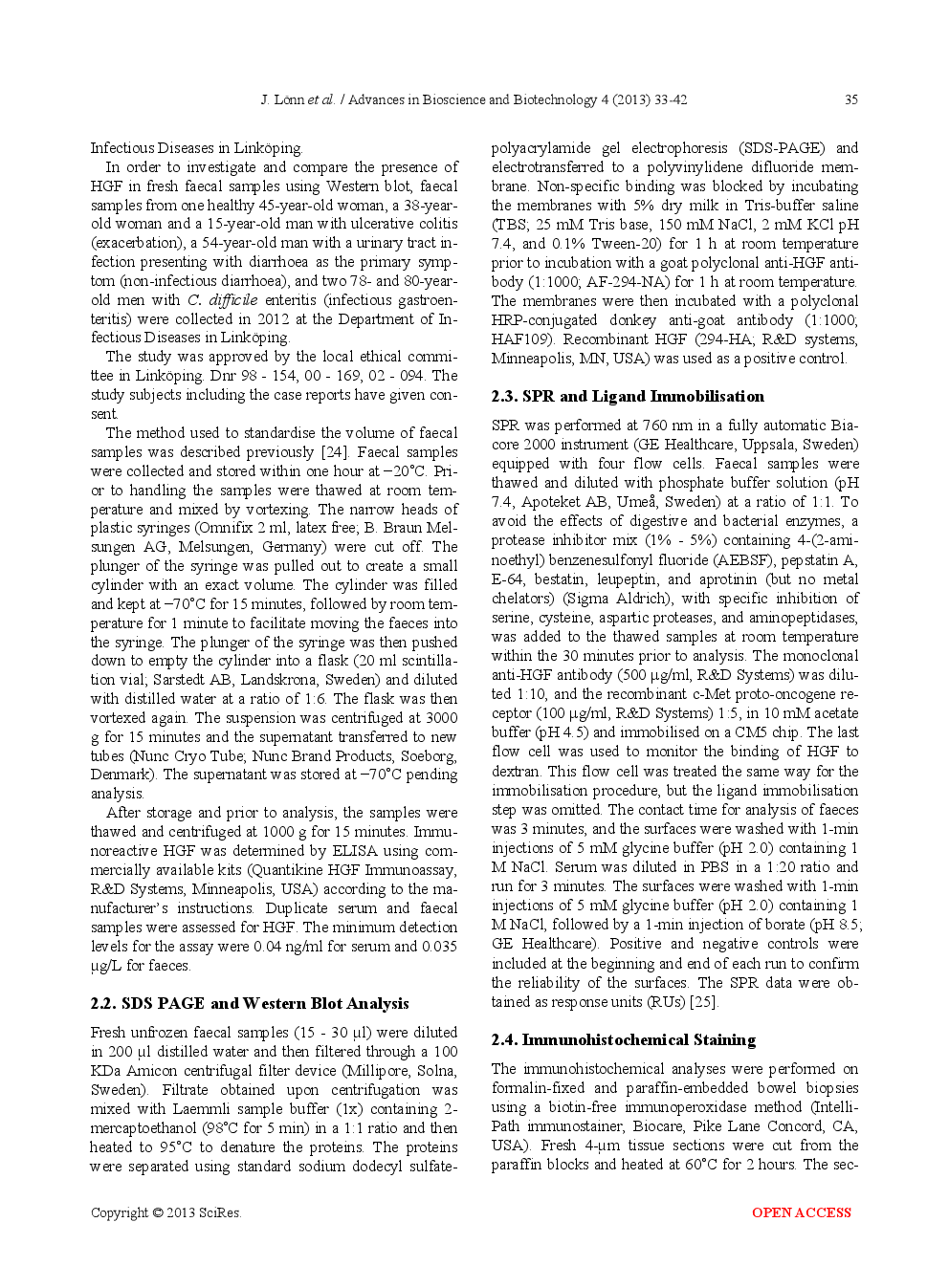 Differences In The Expression Of Hepatocyte Growth Factor In Acute And Chronic Bowel Inflammation-Implications For Diagnosis? - Page 4