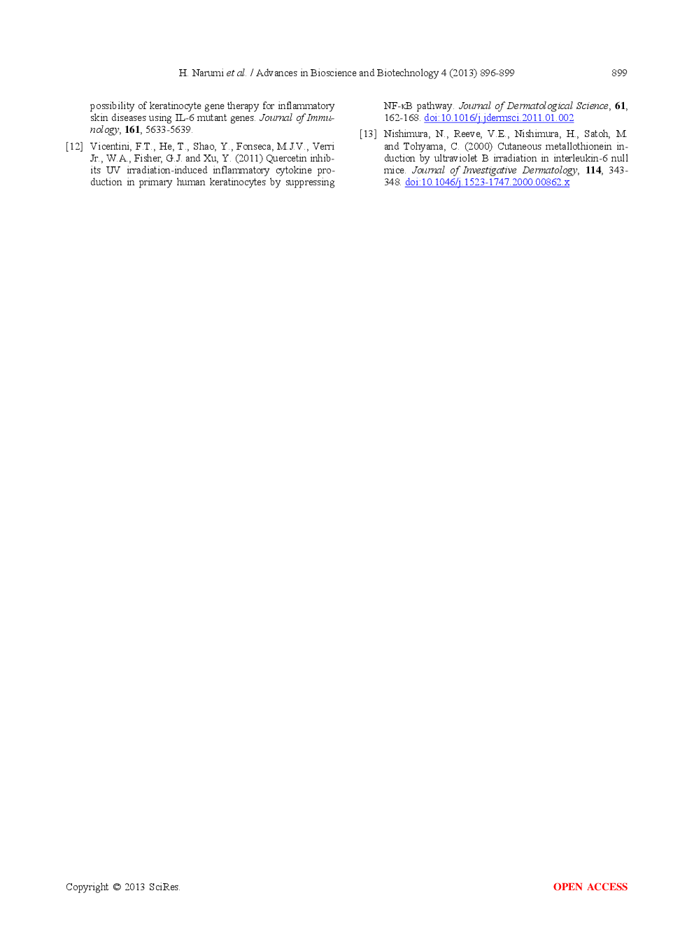 Effect Of Cytokines And Ultraviolet B Radiation On The Promoter Activity Of The Metallothionein Gene In Keratinocytes - Page 5