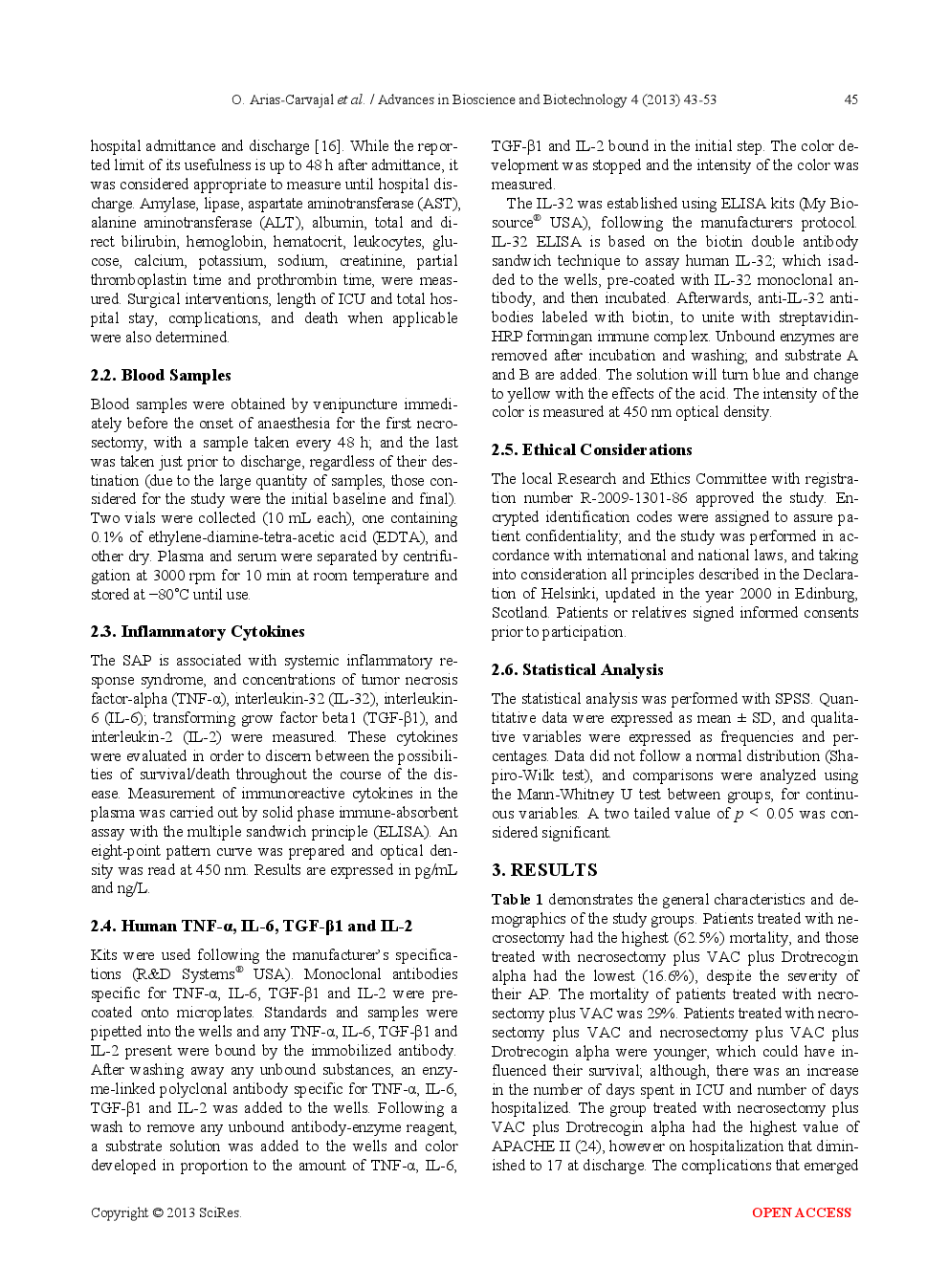 Effects Of Vacuum-Assisted Closure And Drotrecogin Alpha On Inflammatory Markers In Severe Acute Pancreatitis - Page 4