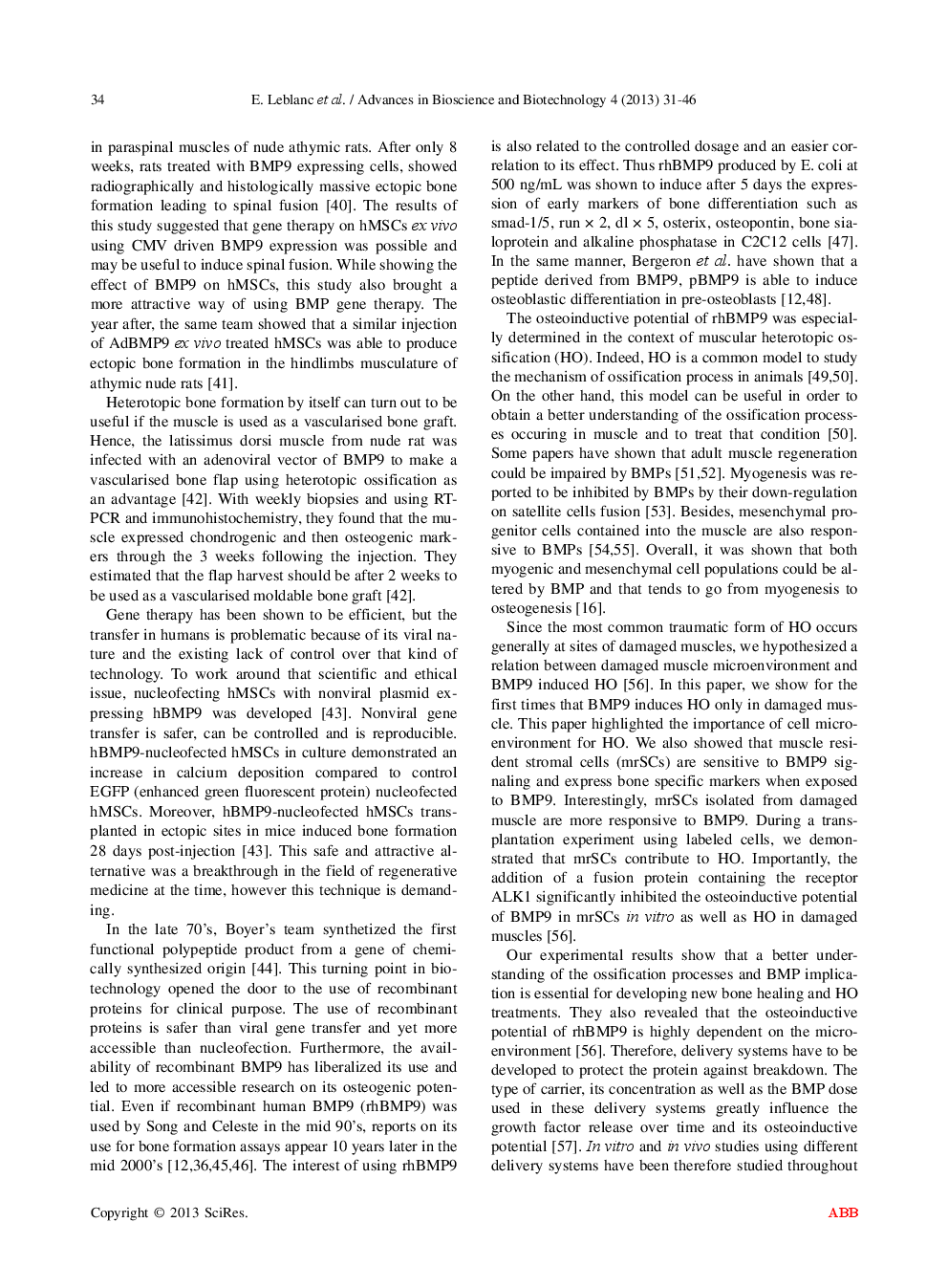 From Skeletal To Non Skeletal: The Intriguing Roles Of BMP-9: A Literature Review - Page 5