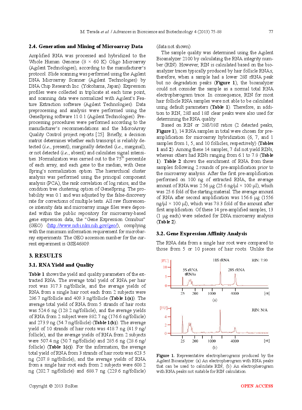 Genetic Analysis Of The Human Hair Roots As A Tool For Spaceflight Experiments - Page 4