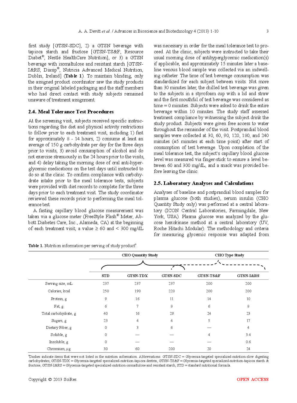Glycemic Responses To Glycemia-Targeted Specialized-Nutrition Beverages With Varying Carbohydrates Compared To A Standard Nutritional Beverage In Adults With Type 2 Diabetes - Page 4