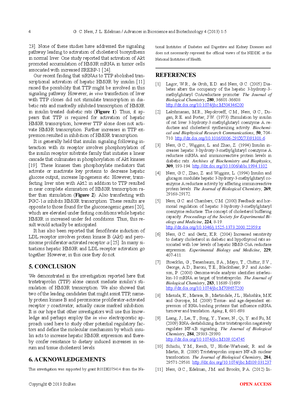 Inhibitory Roles Of Protein Kinase B And Peroxisome Proliferator-Activated Receptor Gamma Coactivator On Hepatic HMG-CoA Reductase Promoter Activity - Page 5