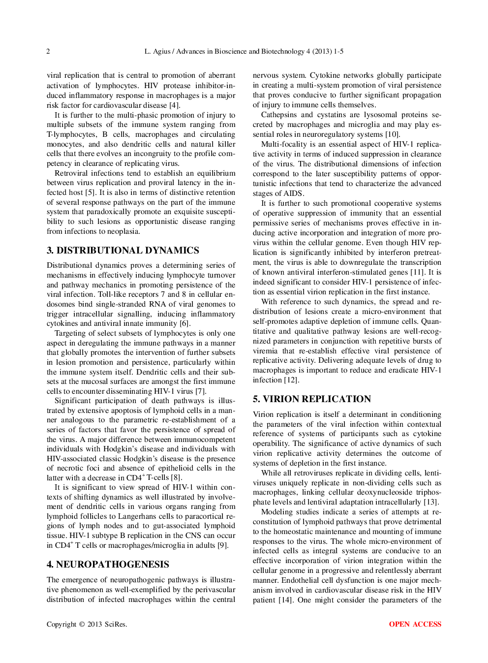 Macrophage Sequestration Of HIV-1 Enhances Homeostatic-Related Systems In Promoting Viral Spread And Replication - Page 3