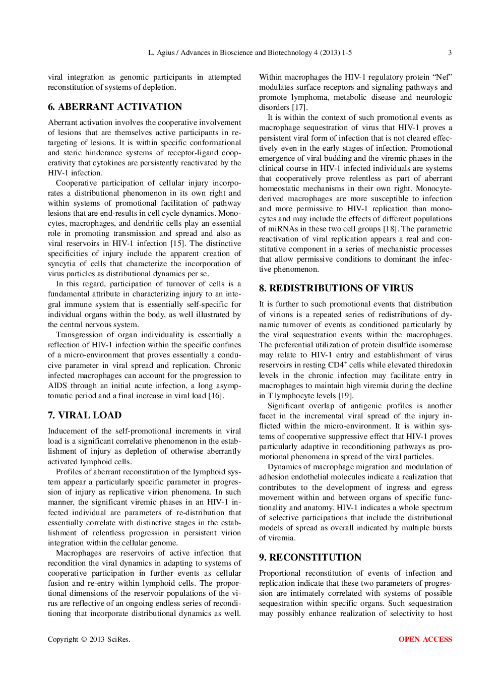 Macrophage Sequestration Of HIV-1 Enhances Homeostatic-Related Systems In Promoting Viral Spread And Replication - Page 4