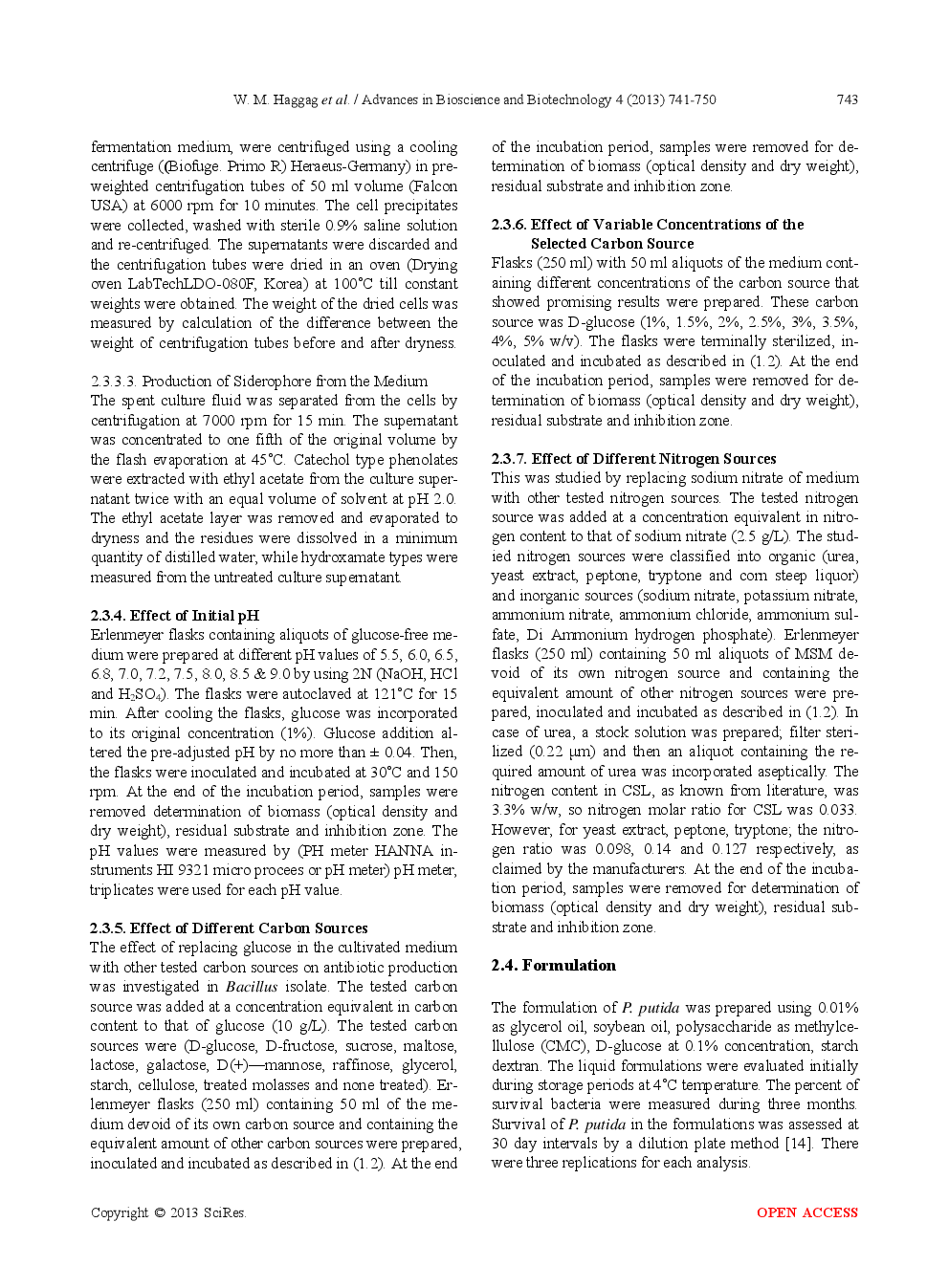 Mass Production, Fermentation, Formulation Of Pseudomonas Putida For Controlling Of Die Back And Phomopsis Diseases On Grapevine - Page 4