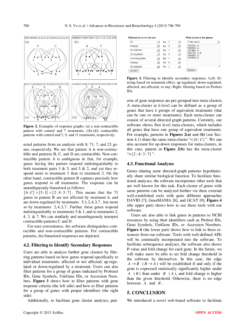 mDAG: A Web Tool For Analyzing, Visualizing, And Interpreting Response Patterns In Gene Expression Data With Multiple Treatments - Page 4