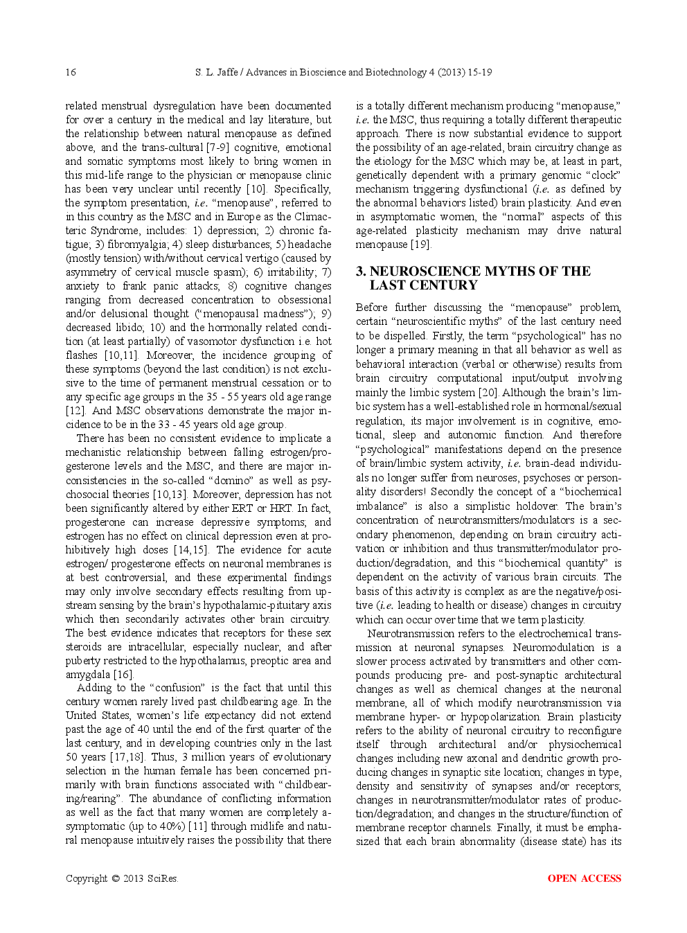 Menopause, Cessation Of Menses, Vs. “Menopause”, A Primary Brain Disorder? - Page 3