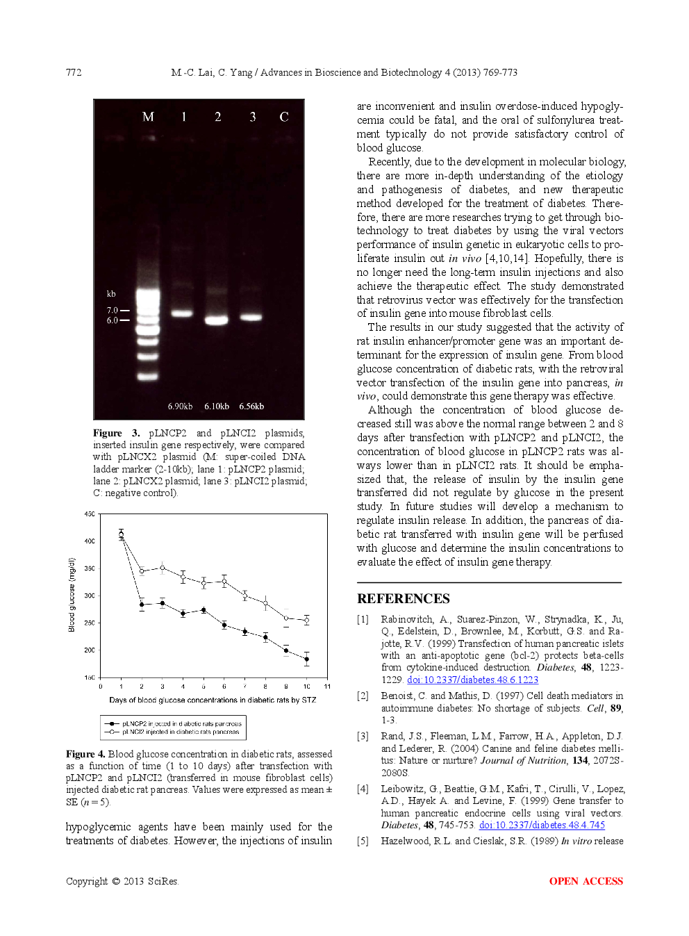 Retrovirus Vector Transfection Of Rat Insulin Gene Into Pancreas Decrease Blood Glucose Of Diabetic Rat - Page 5