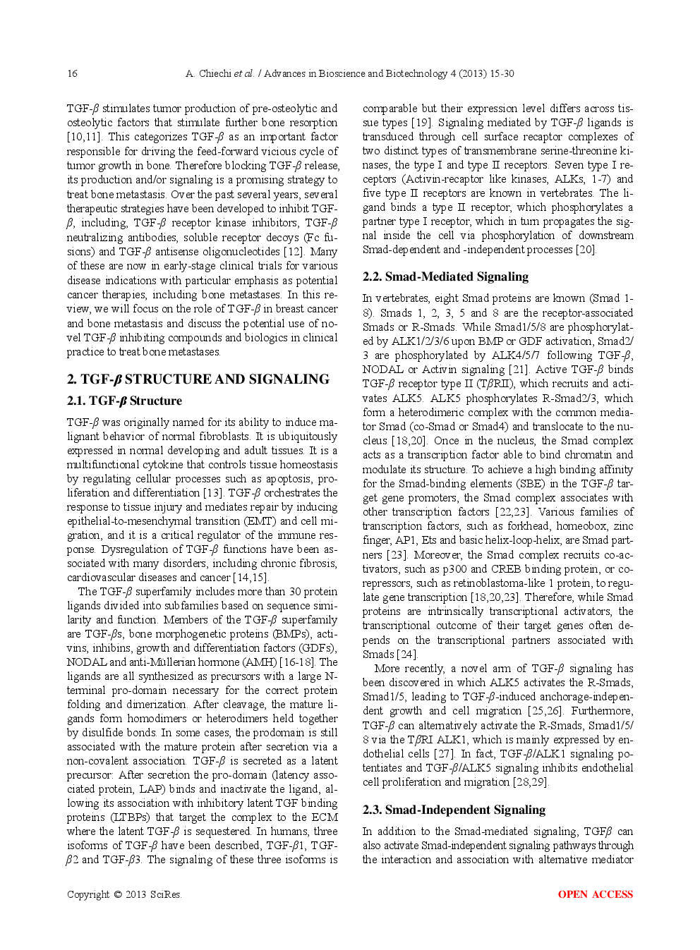Role Of TGF-β In Breast Cancer Bone Metastases - Page 3