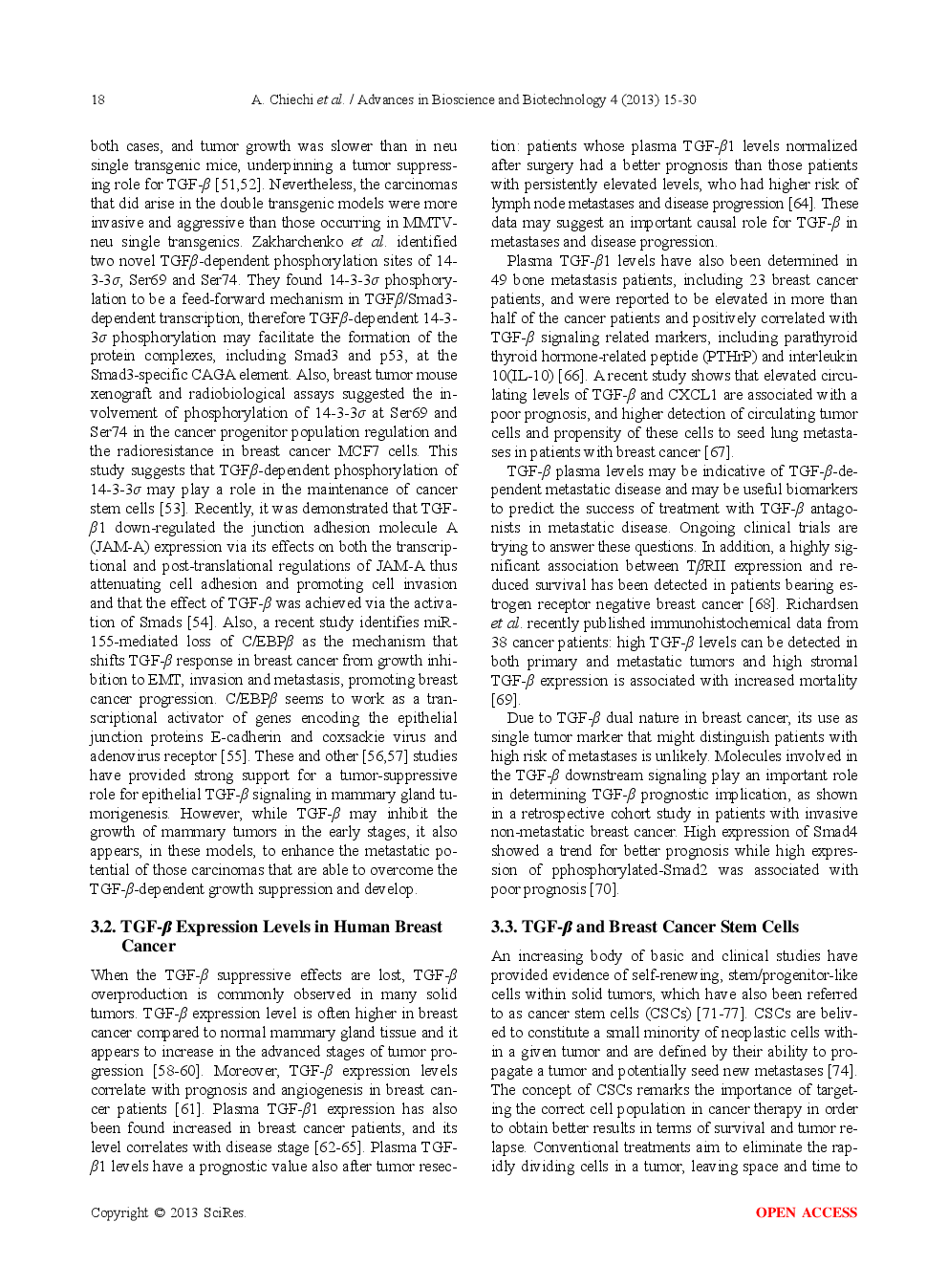 Role Of TGF-β In Breast Cancer Bone Metastases - Page 5