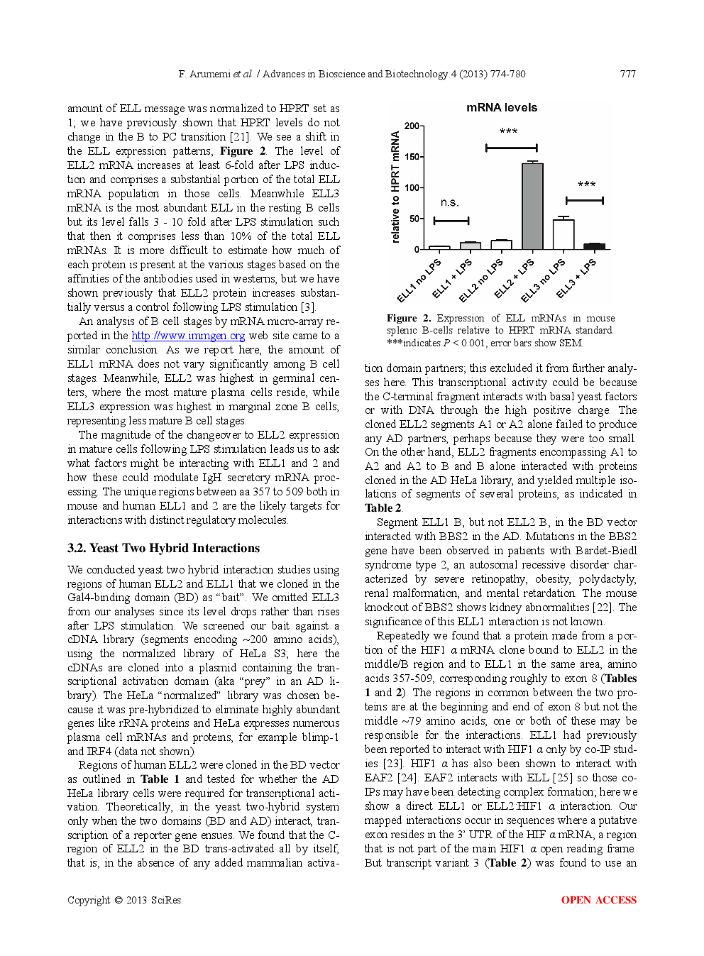Shared And Discrete Interacting Partners Of ELL1 And ELL2 By Yeast Two-Hybrid Assay - Page 5