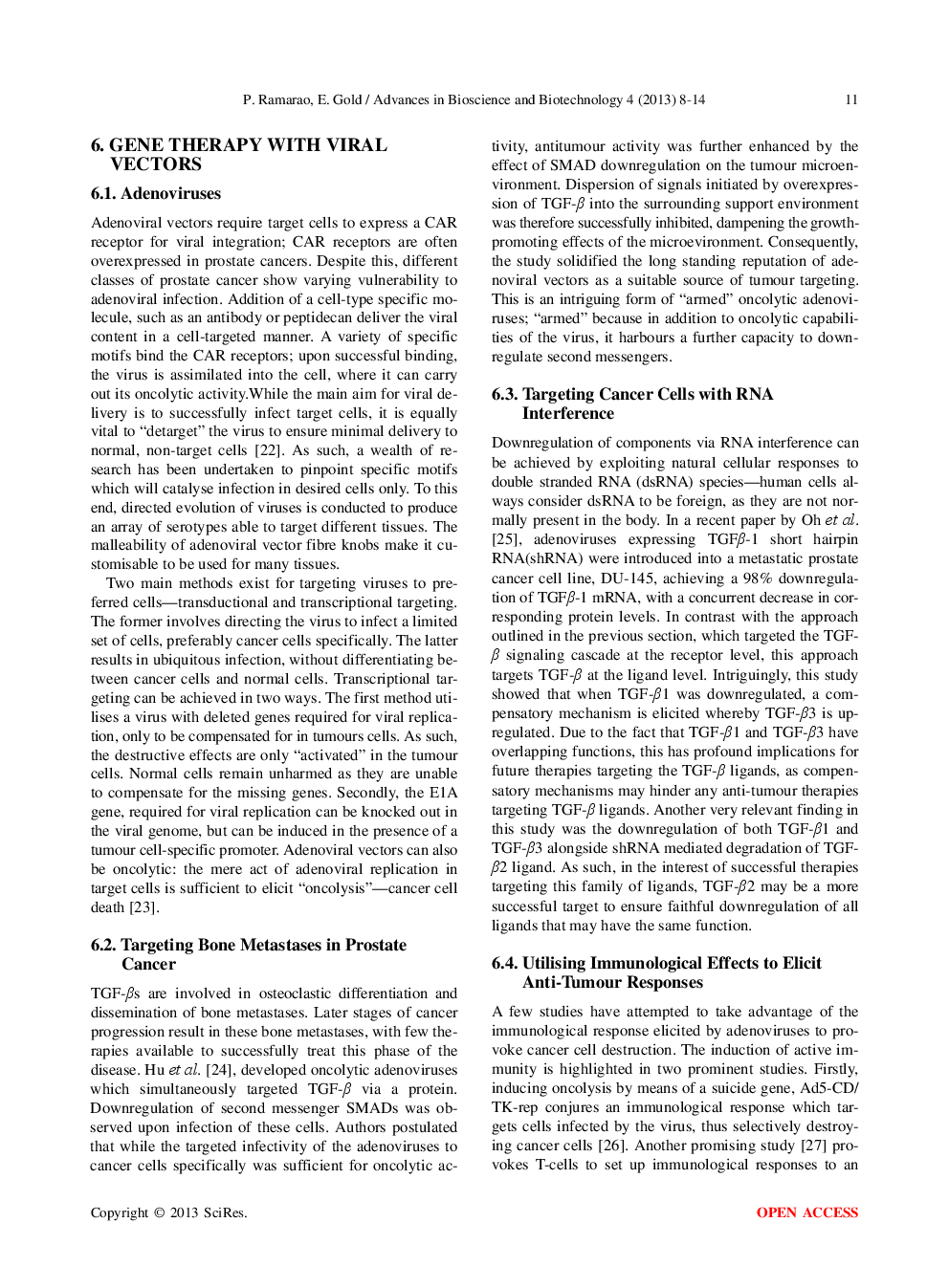 Utility Of Adeno-Associated Viruses To Target Members Of The TGF-β Superfamily In Prostate Cancer Therapy - Page 5