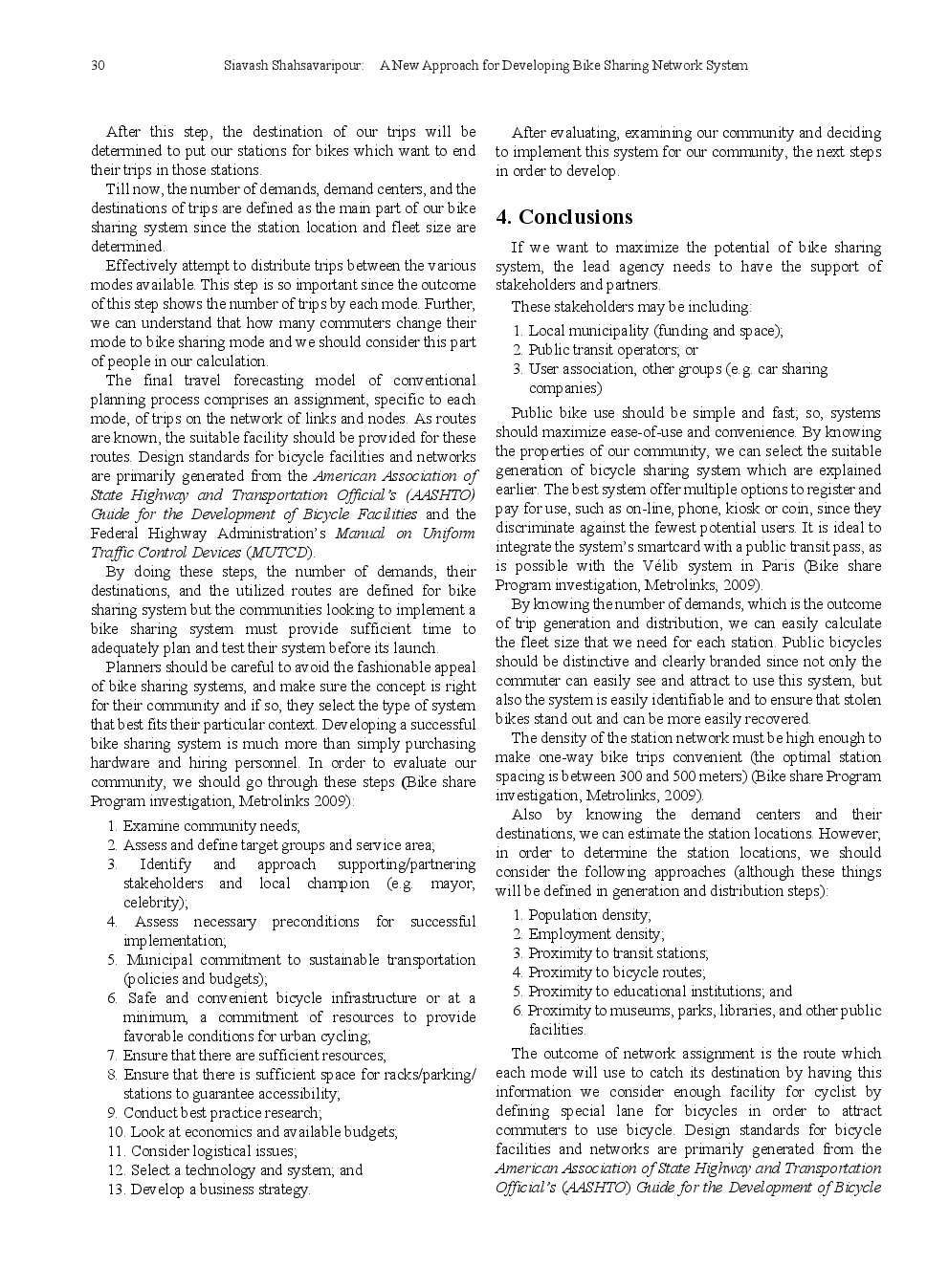 A New Approach For Developing Bike Sharing Network System - Page 4