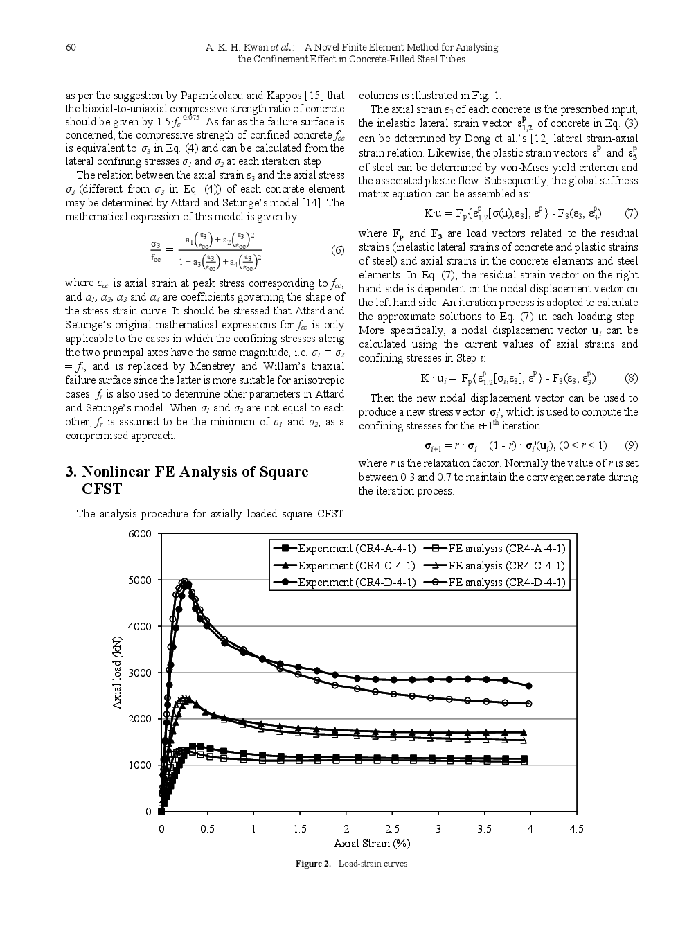 A Novel Finite Element Method For Analysing The Confinement Effect In Concrete-Filled Steel Tubes - Page 5
