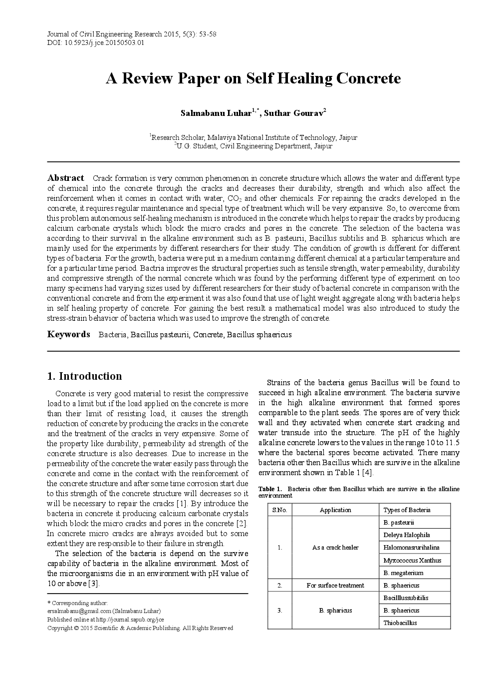 A Review Paper On Self Healing Concrete - Page 2
