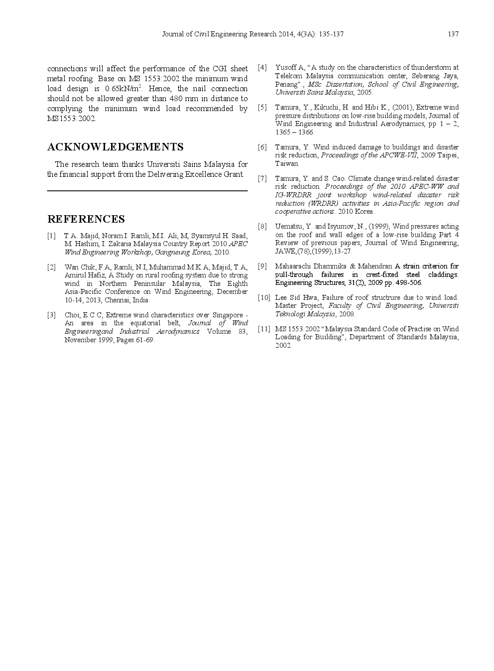 Assessment Of Pull-Through Failure Of Nail Connection For Rural Roofing System Under Wind Load In Malaysia - Page 4