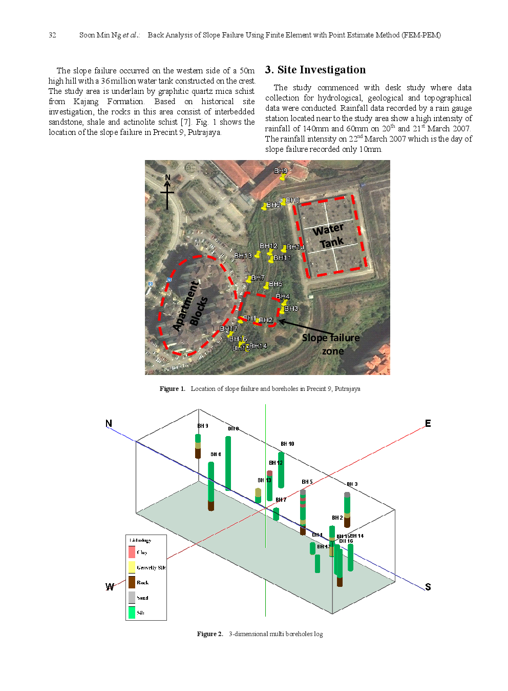 Back Analysis Of Slope Failure Using Finite Element With Point Estimate Method (FEM-PEM) - Page 3